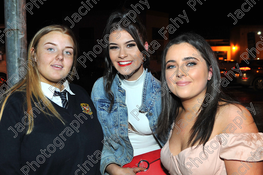 DSC 6232 
 Aoife Flynn, Tuam, Rachel Burke, Abbeyknockmoy and Ava Fahy, Barnaderg at the Tuam Grad.