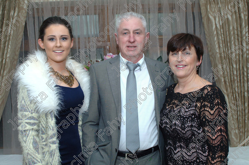 DSC 0020 
 Pictured at the Dunmore McHales Social in the Ard Ri House Hotel, Tuam were Aoife, Seamus and Eileen Bowens, Dunmore.