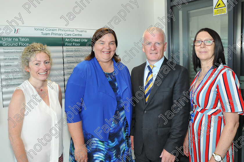 DSC 0008 
 Anita Donoghue (Community Officer), Mary Hoade (Chairperson of the HSE Western Area Regional Health Forum), Tony Canavan (Chief Officer, Community Healthcare West) and Siobhan Woods (Representing Primary Care, Community Healthcare West) at the official opening of Tuam Primary Care Centre.