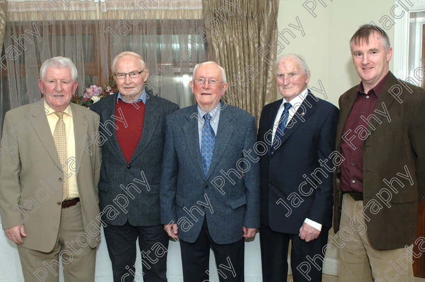 DSC 0048 
 Pictured at the Dunmore McHales Social in the Ard Ri House Hotel, Tuam were Michael Murphy, John Keenan, Brian Mahon, Paddy Coleman and John Coleman, Dunmore.